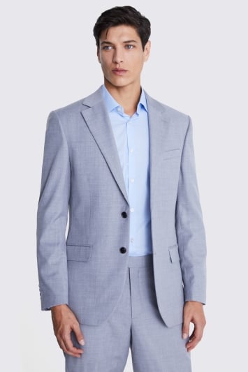 Regular Fit Grey Stretch Suit Jacket