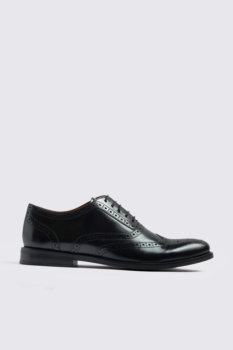 Oxford Black Brogue Shoes