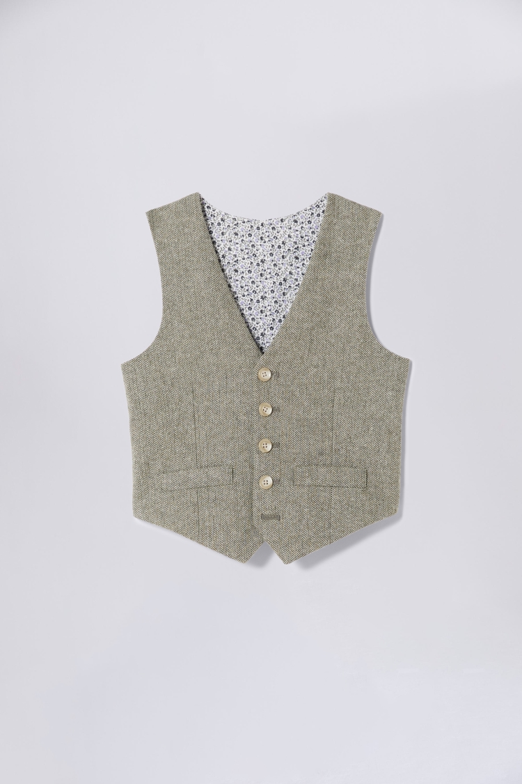 Boys hot sale tweed vest