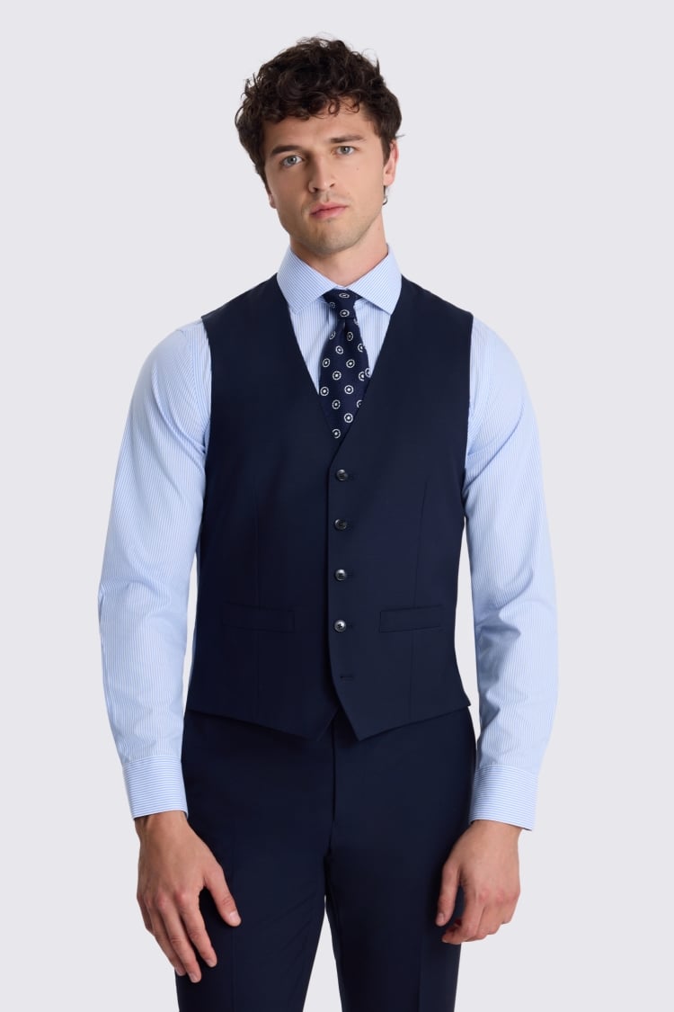 Tailored Fit Navy Performance Suit