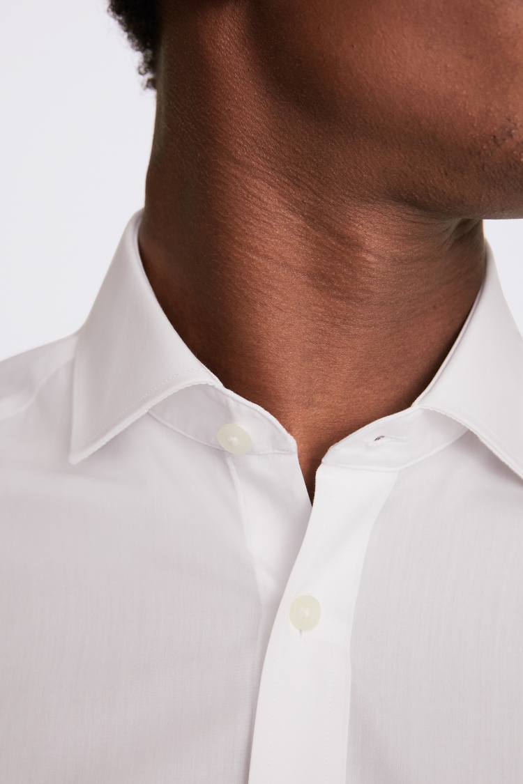 Tailored Fit White Non-Iron Shirt