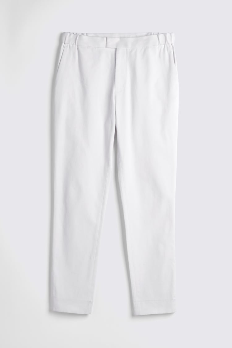 Off White Drawstring Pants