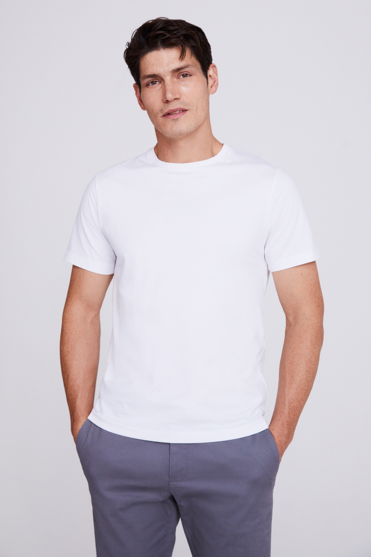 White Crew Neck T-Shirt