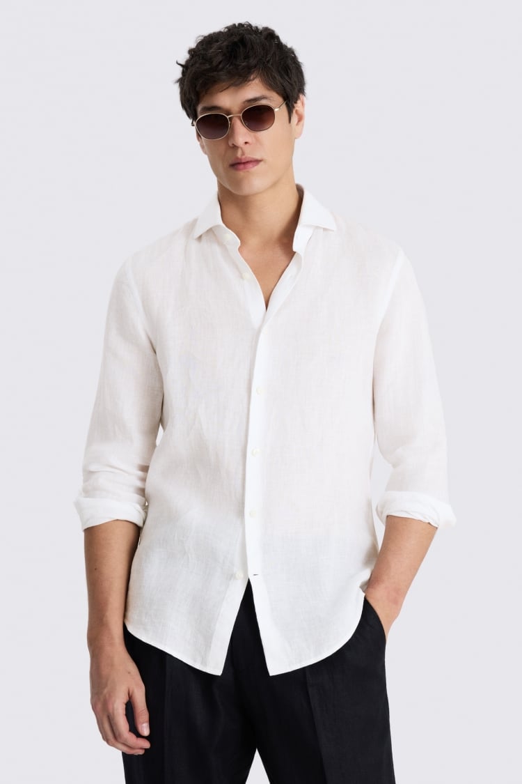 White Linen Shirt