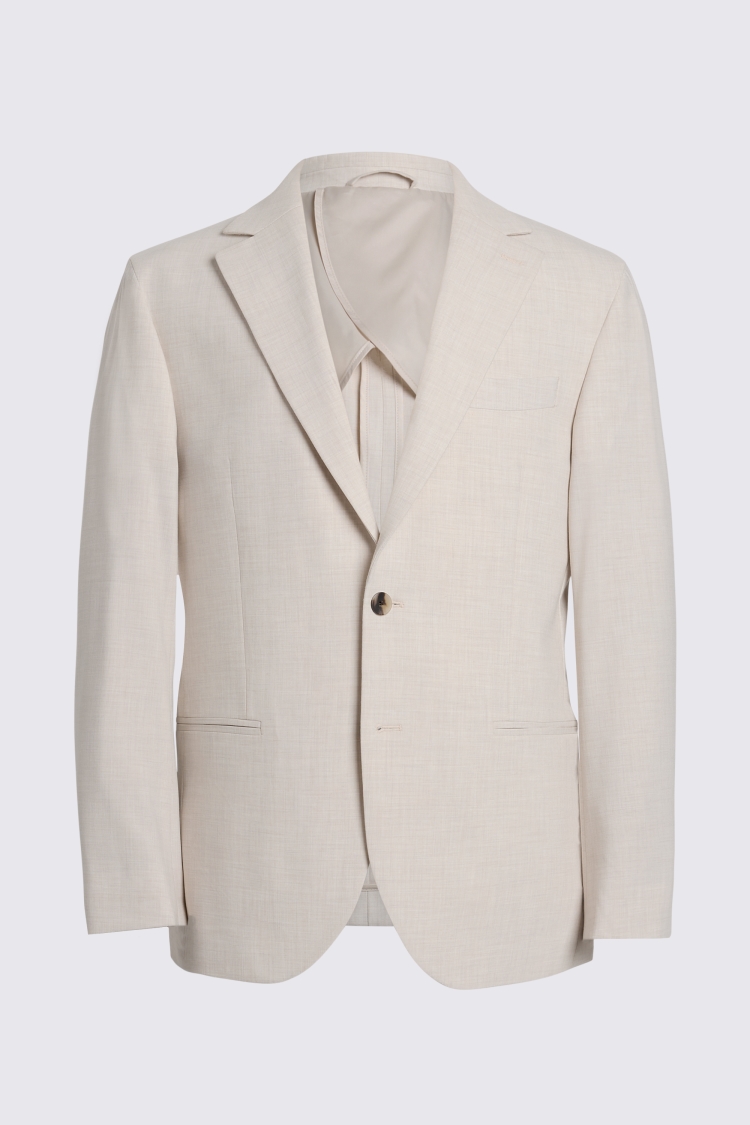 Tailored Fit Light Neutral Jacket
