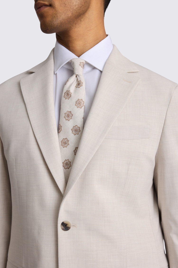 Tailored Fit Light Neutral Jacket