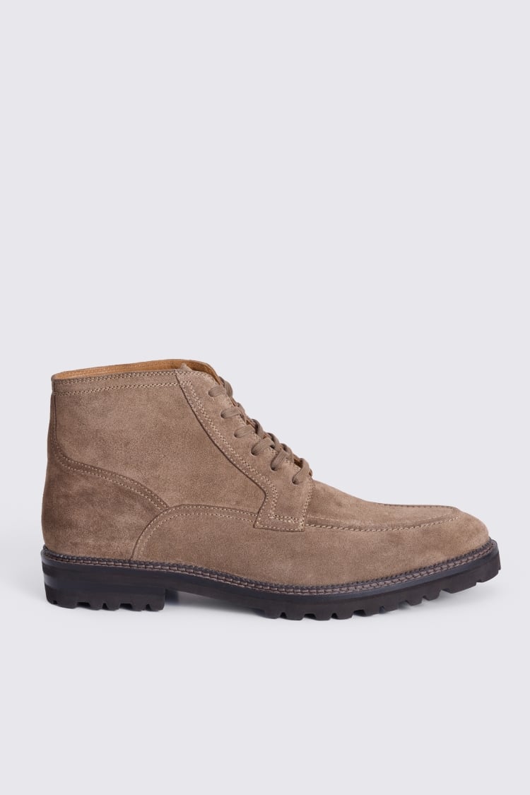 Oslo Taupe Suede Boots