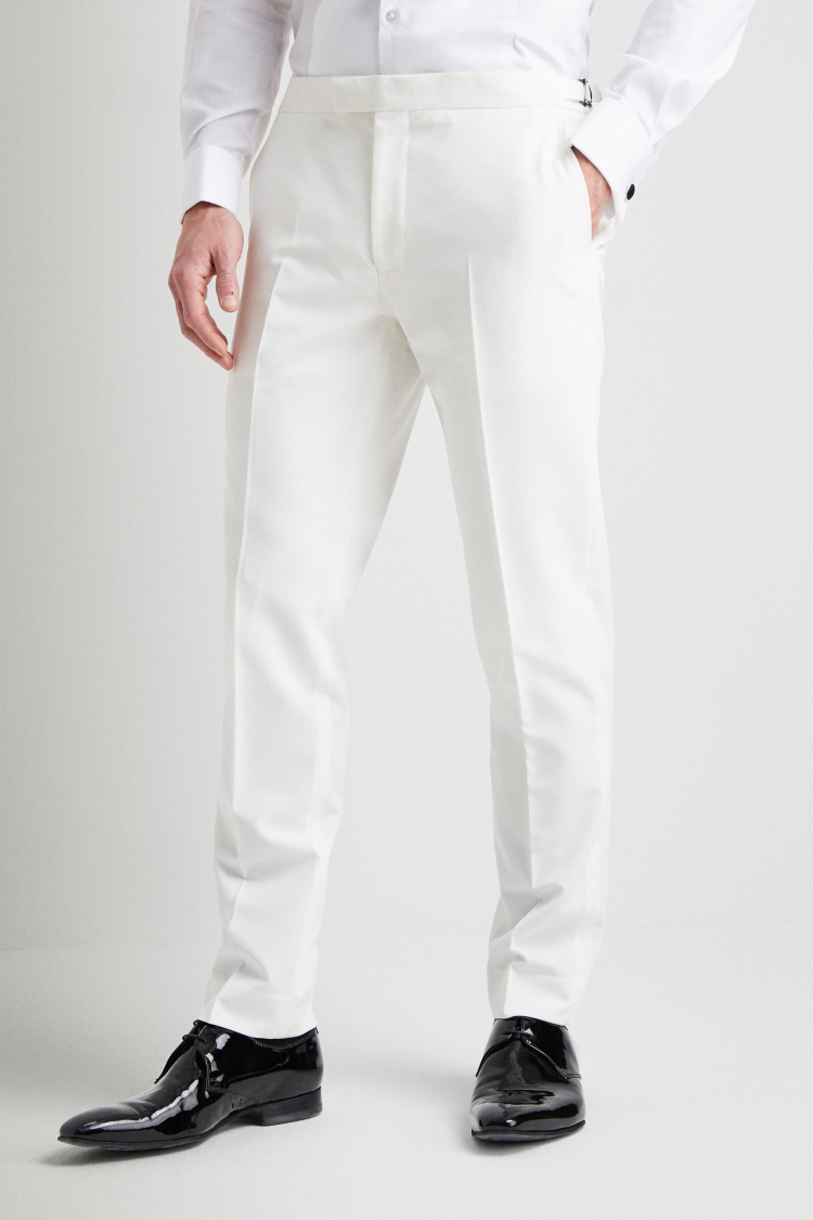 Slim Fit White Tuxedo Jacket | Buy Online at Moss