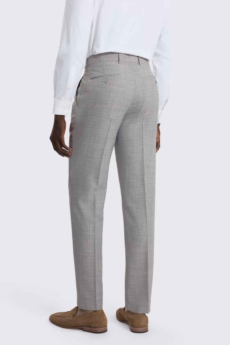 Slim Fit Light Grey Marl Pant