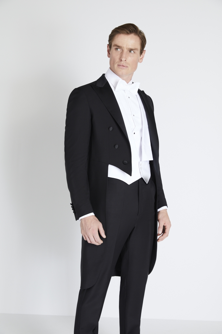Covent Garden Tailored Fit Black Evening Tail Suit 