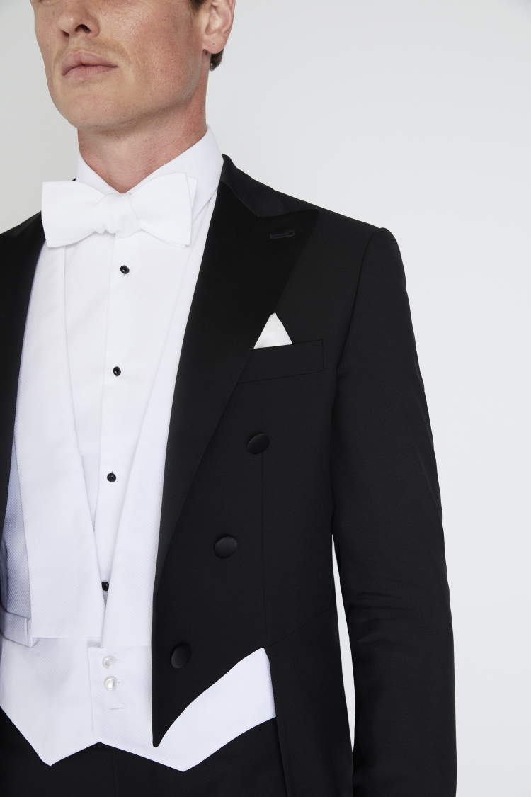Covent Garden Tailored Fit Black Evening Tail Suit 