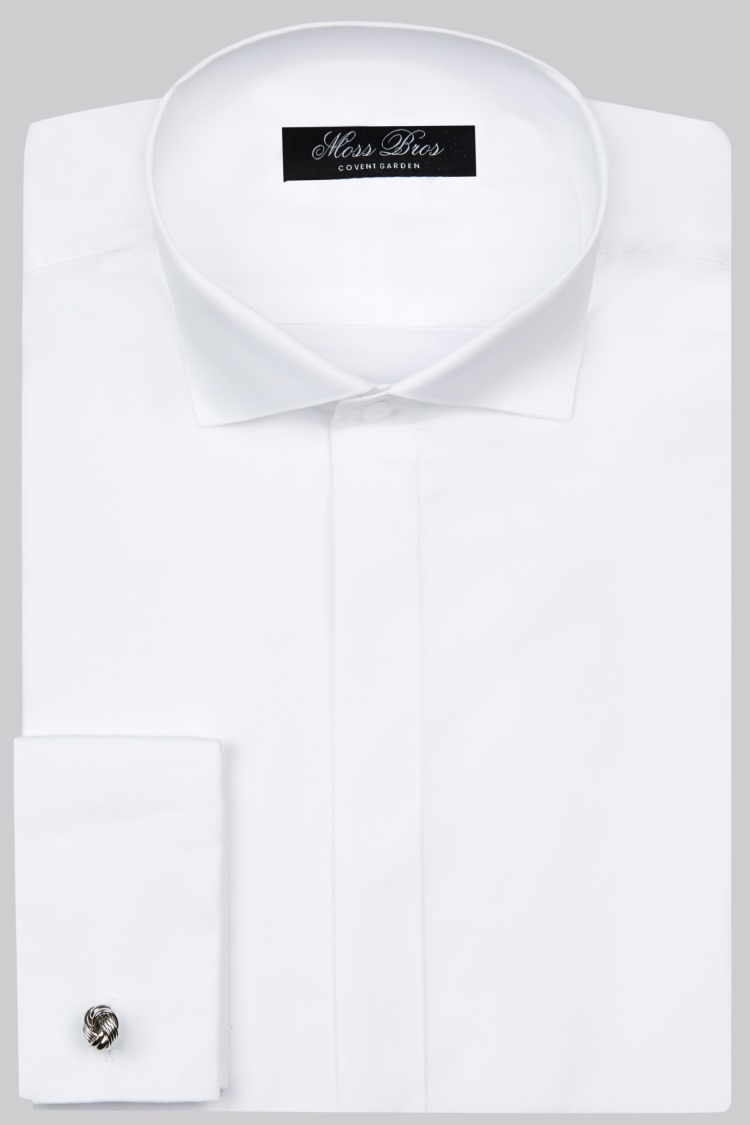 Moss Bros Covent Garden Victorian Collar Slim Fit Dress Shirt