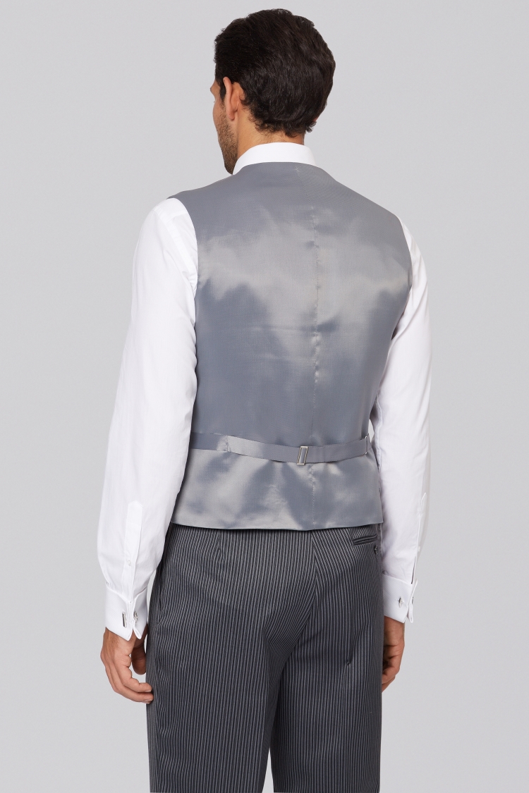 Regular Fit Dove Grey Morningwear Waistcoat 