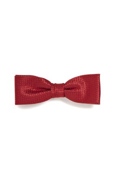 Ventuno Red Textured Bow Tie
