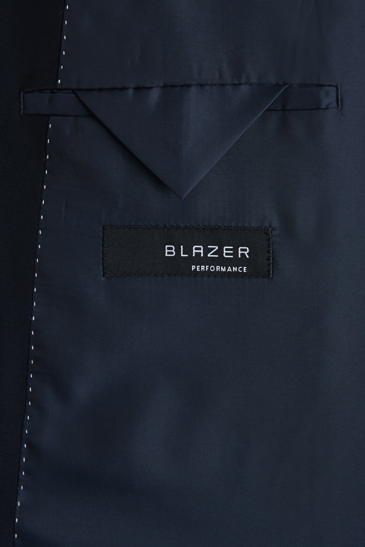 Blazer Performance Tailored Fit Navy Jacket | Buy Online at Moss