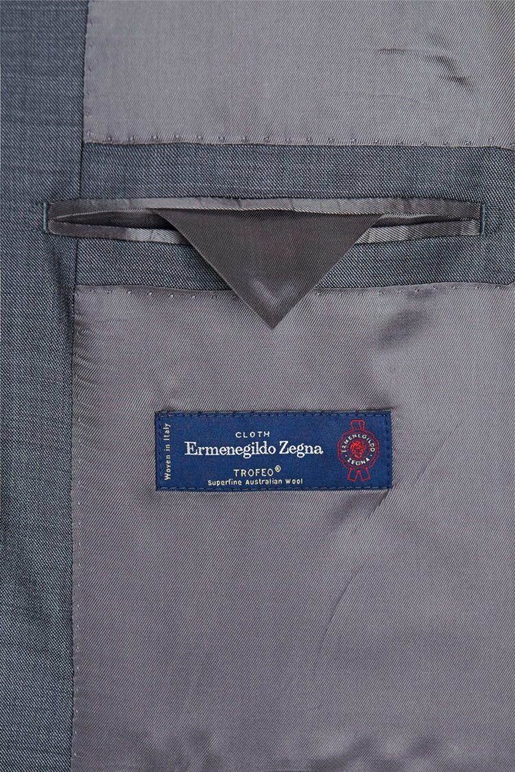 Ermenegildo Zegna Cloth Regular Fit Grey Jacket