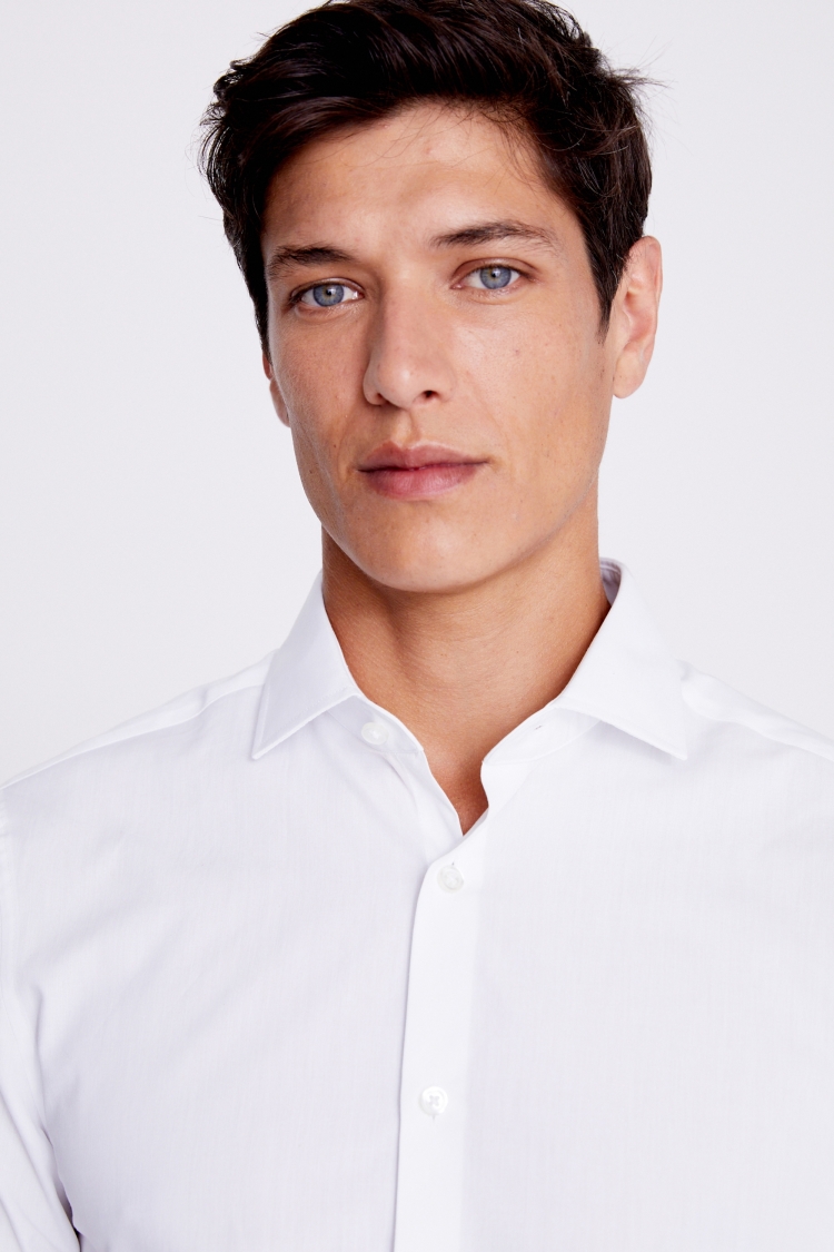 Moss bros skinny fit hot sale shirt