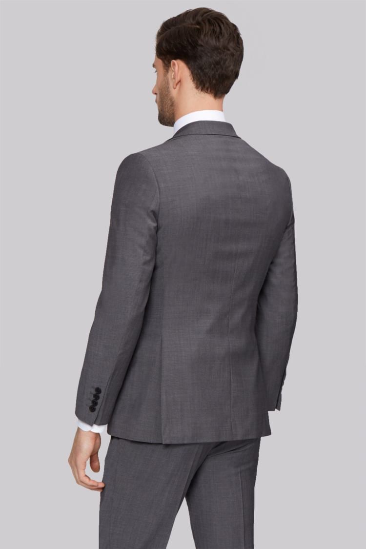 Moss 1851 Tailored Fit Grey Tonic Jacket 