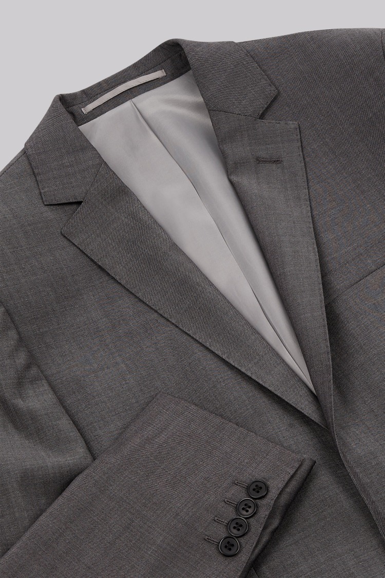 Moss 1851 Tailored Fit Grey Tonic Jacket 
