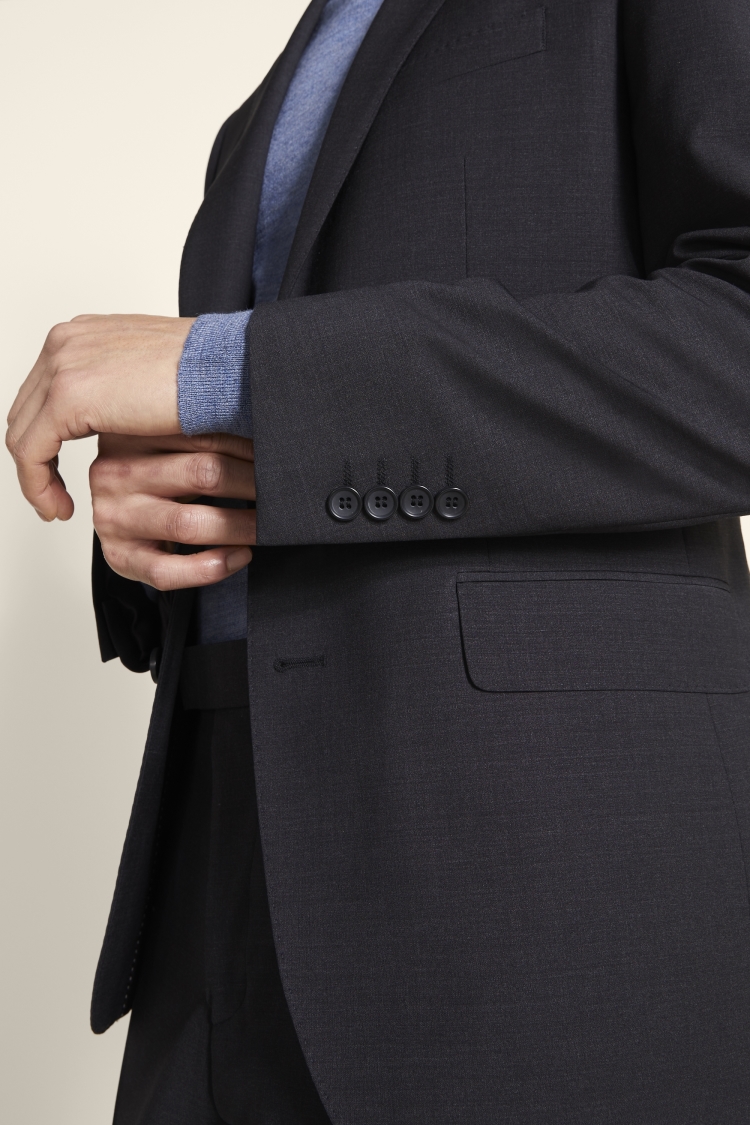 Tailored Fit Charcoal Jacket 