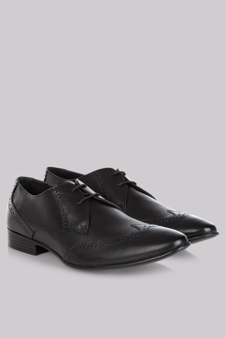 Moss London Black Brogues