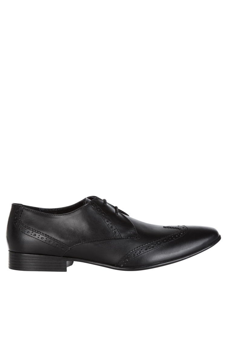 Moss London Black Brogues