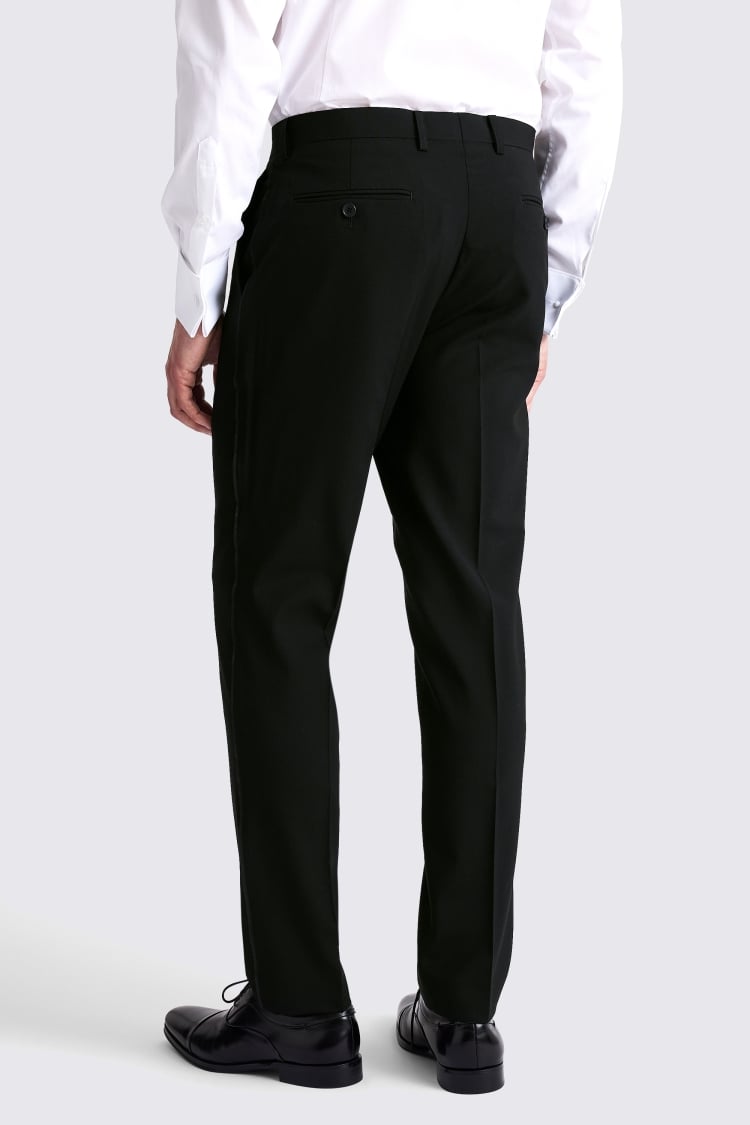 Tailored Fit Black Dress Trousers | Buy Online at Moss