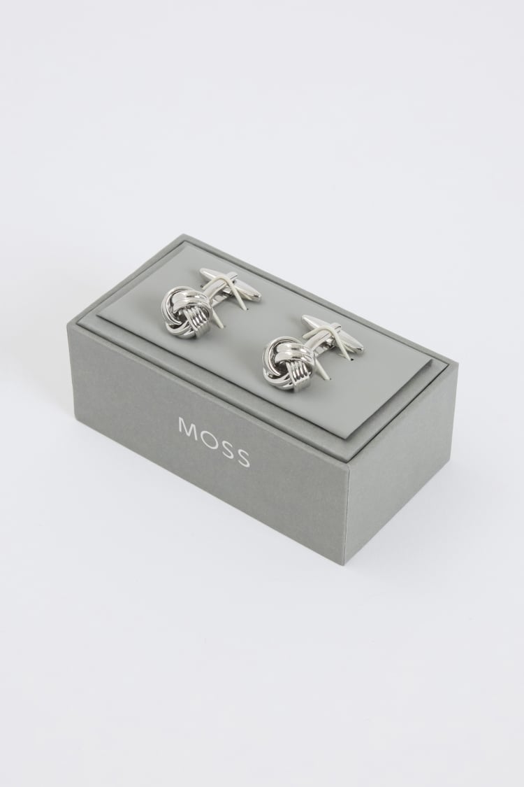 Silver Knot Cufflinks