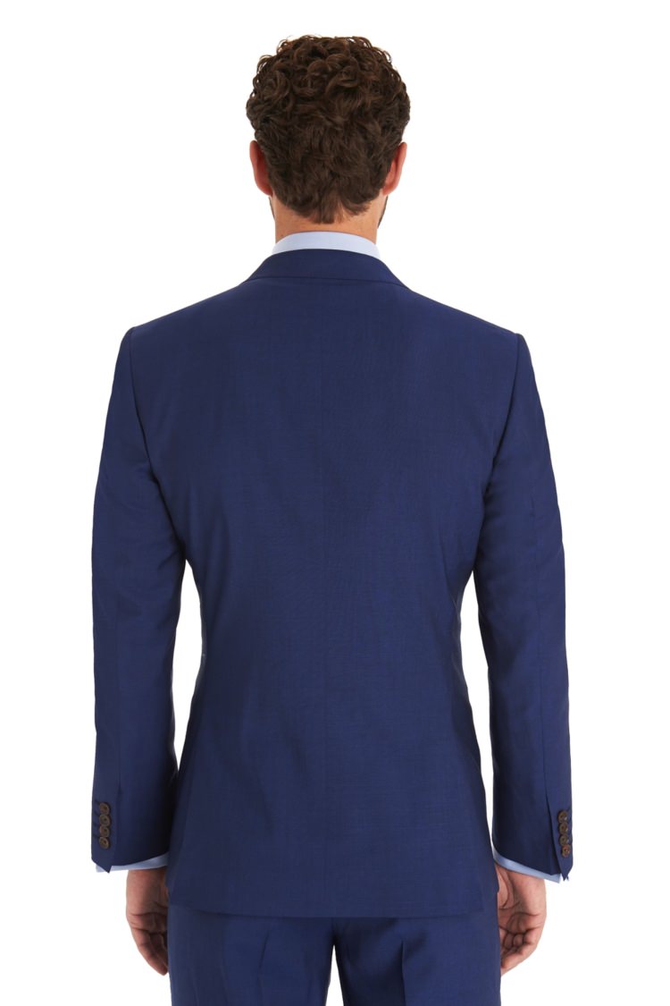 Moss 1851 Tailored Fit Bright Blue 3 Piece Suit