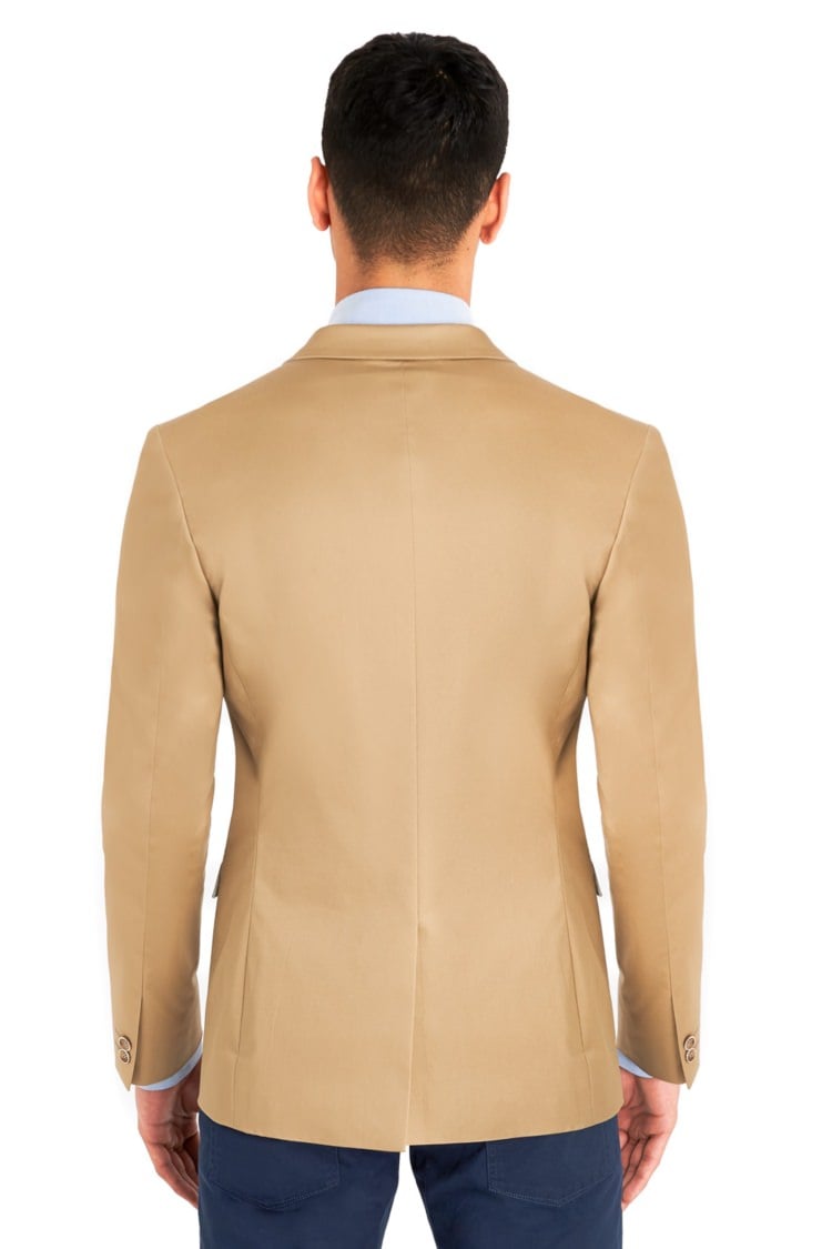 Moss London Slim Fit Stone Cotton Jacket