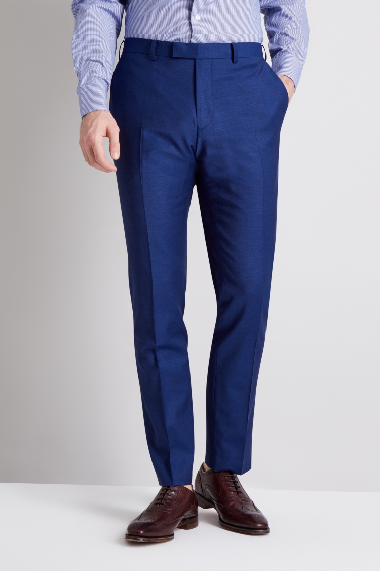 Moss 1851 Performance Tailored Fit Bright Blue Pants