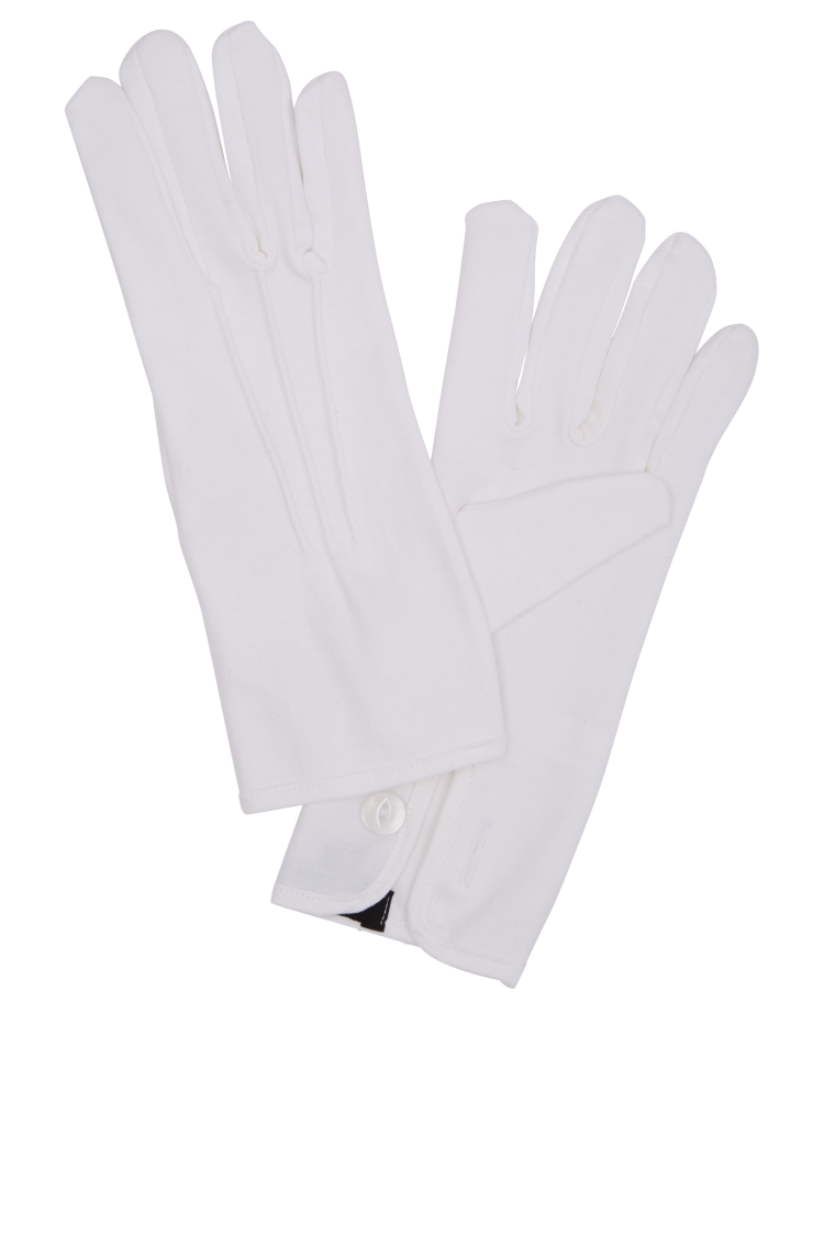 White Dress Gloves 