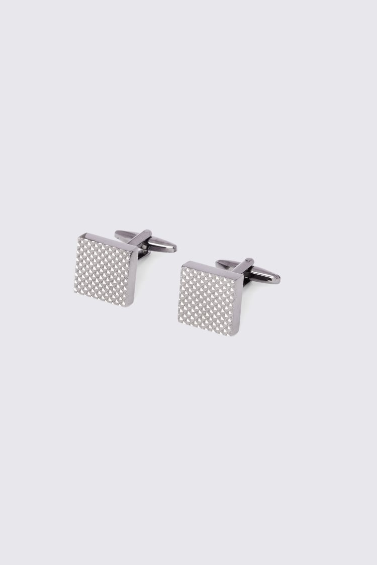 Gunmetal Textured Cufflinks