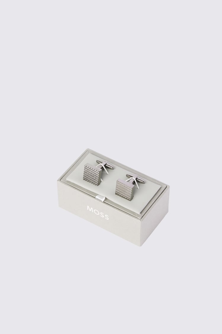 Gunmetal Textured Cufflinks