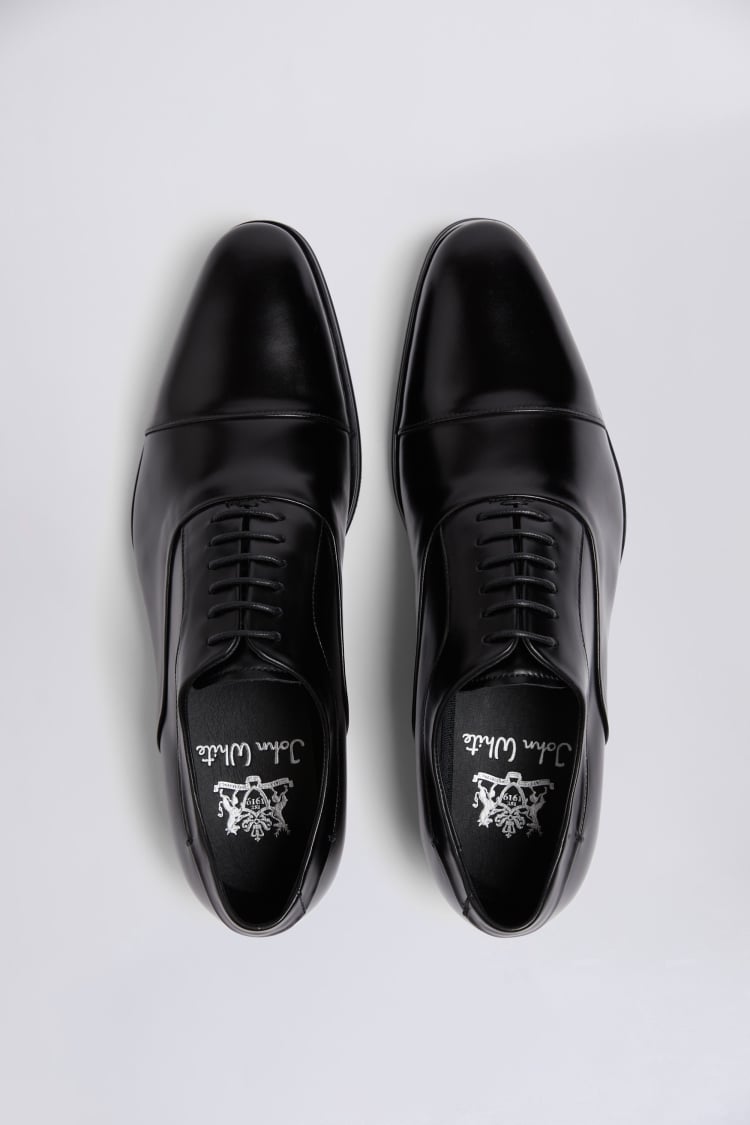 John White Guildhall Black Oxford Shoes