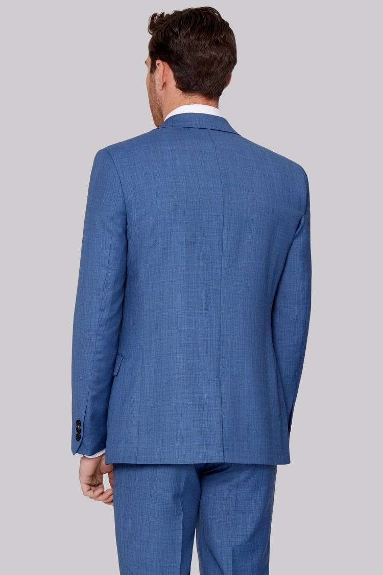 Ted Baker Tailored Fit French Blue Sharkskin Jacket