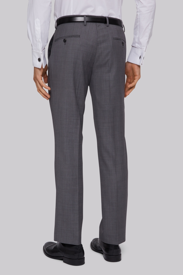 Ted Baker Tailored Fit Silver Sharkskin Trouser