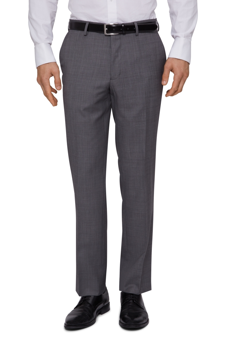 Ted Baker Tailored Fit Silver Sharkskin Trouser