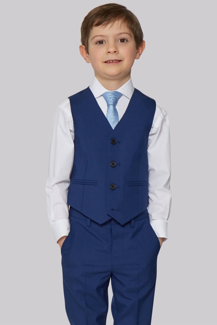 French Connection Kidswear Bright Blue Suit