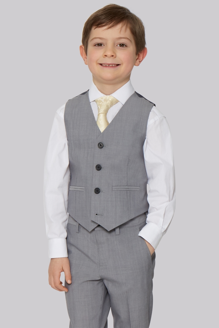 French Connection Kidswear Silver Waistcoat 