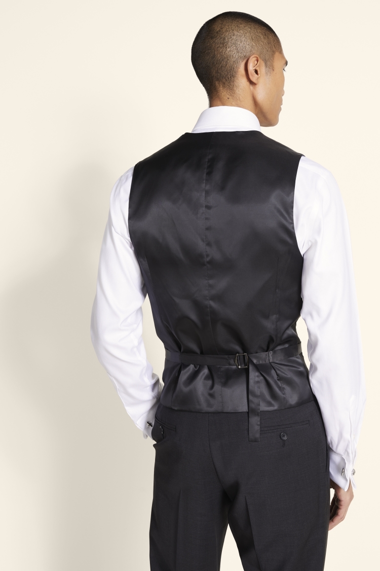 Tailored Fit Charcoal Waistcoat