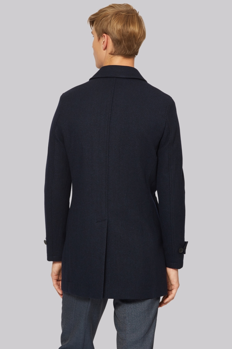 Mens navy shop car coat