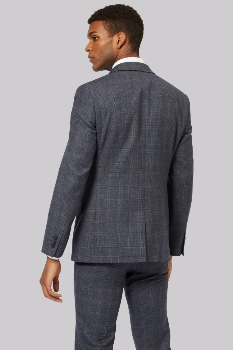 Ted Baker Tailored Fit Blue Check Jacket