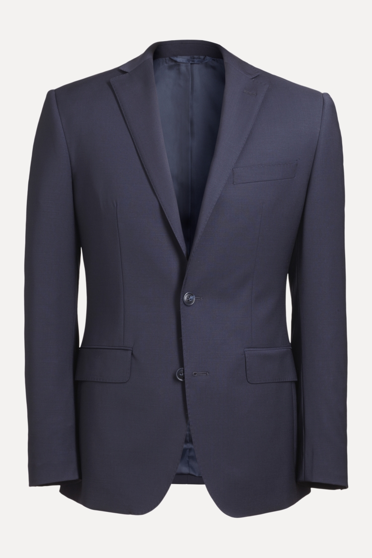 Tailored Fit Performance Navy Jacket