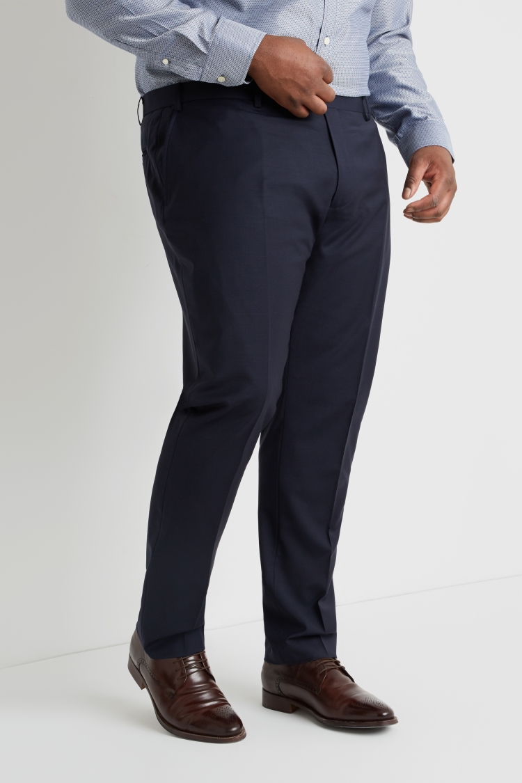 Tailored Fit Performance Navy Pants
