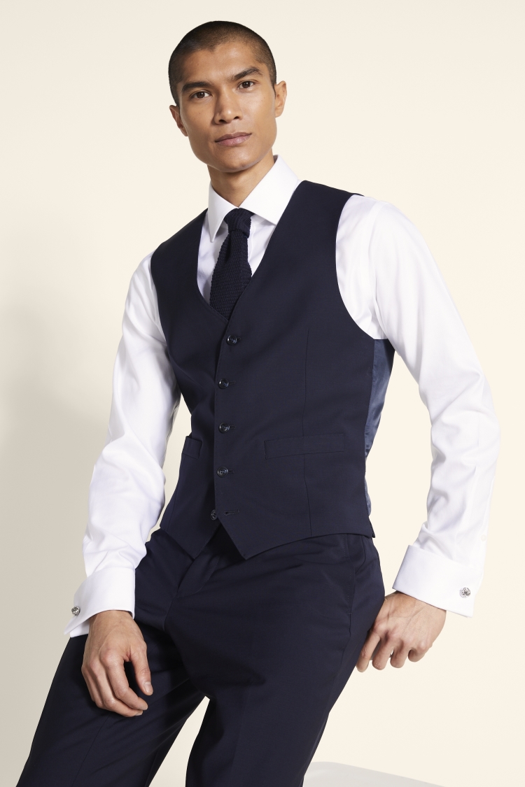Performance Tailored Fit Navy Vest