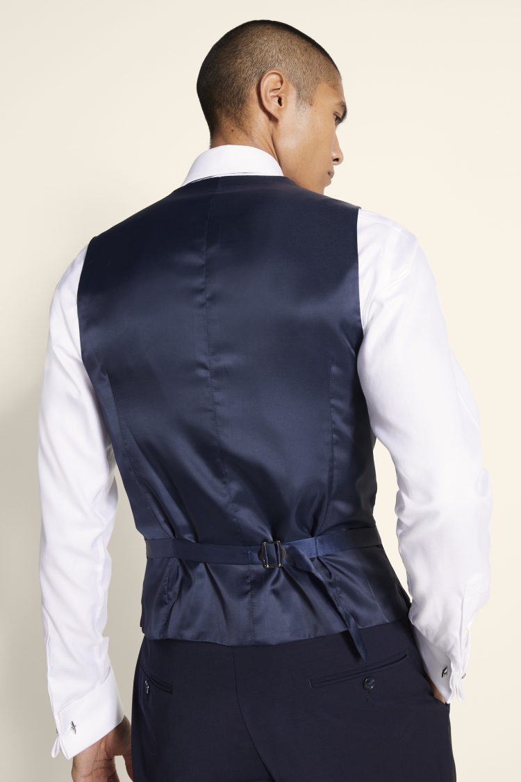Performance Tailored Fit Navy Waistcoat