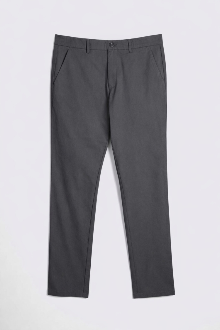 Tailored Fit Graphite Stretch Chinos
