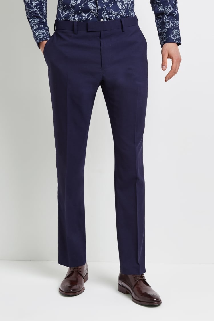 Lanificio F.lli Cerruti Dal 1881 Cloth Tailored Fit Blue iTravel Trouser