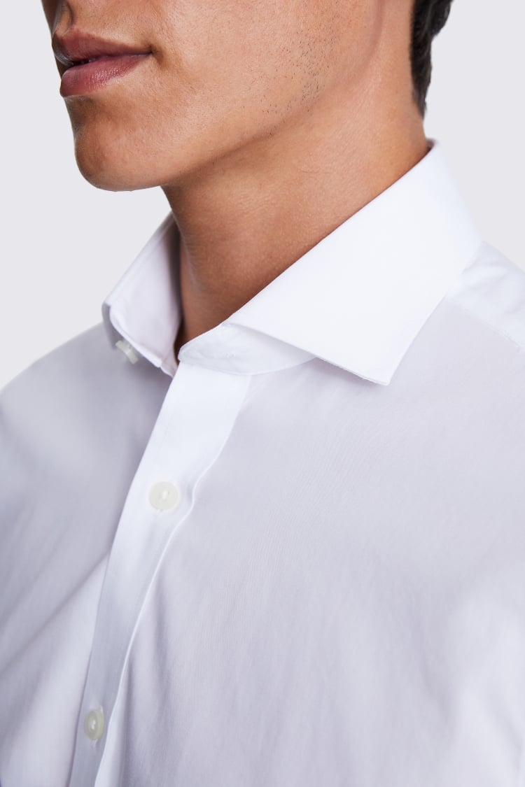 Tailored Fit White Non-Iron Shirt